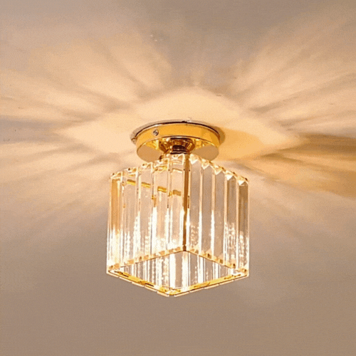 Royallure Modern Flush Mount Ceiling Light in Black and Gold Finish for Elegant Spaces