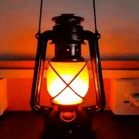 Royallure Retro Horse Lantern Camping Light 3-Mode Hanging Outdoor Decor Lamp