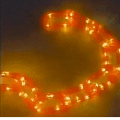 Royallure Solar/Battery Halloween Chain String Lights 8 Modes Waterproof Outdoor