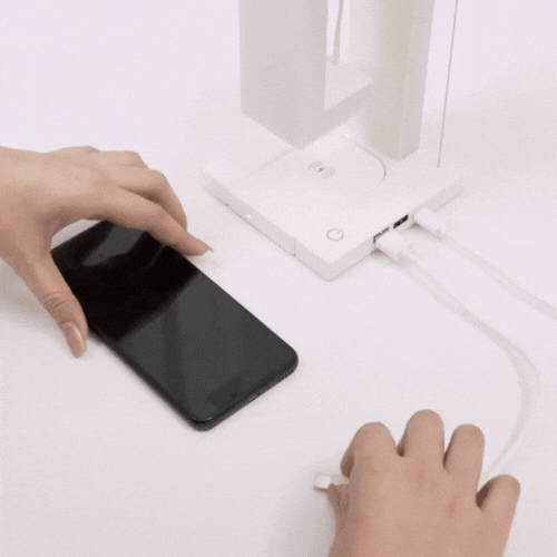 LuxRoyale Wireless Charger Lamp With Zone Lighting