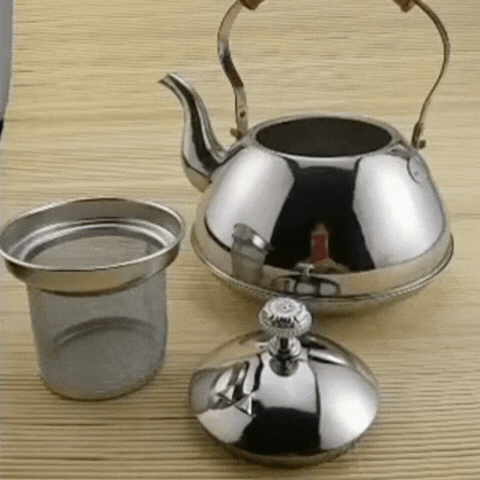 Royallure Stainless Steel Whistling Tea Kettle with Handle – Classic Stovetop Teapot
