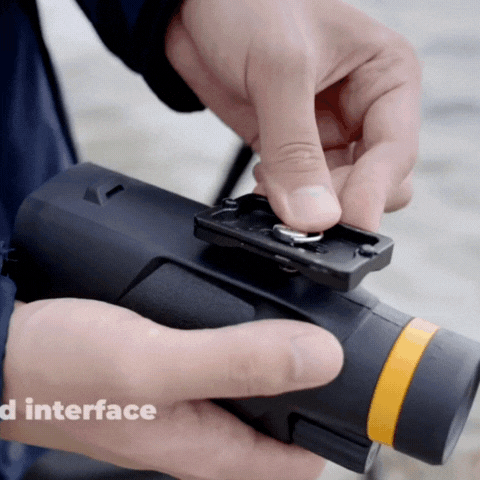 Royallure 12× Monocular Telescope with Smartphone Holder & Tripod for Outdoor Viewing