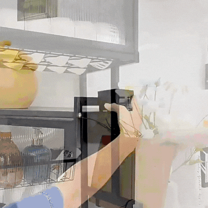 Royallure Adjustable Stainless Steel Dish Rack Cabinet Organizer for Kitchen Sink