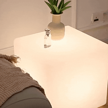 LuxRoyale Cubic Garden Light Outdoor LED Cube Lamp For Patio And Lawn