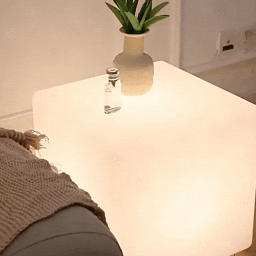 LuxRoyale Cubic Garden Light Outdoor LED Cube Lamp For Patio And Lawn