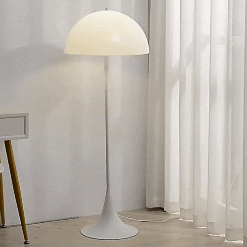 RoyaleGlow Retro Danish Table Lamp/ Floor Lamp - Iconic Mushroom Design for Modern Spaces