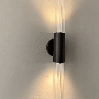 Royaleva Modern Nordic Ripple Glass Wall Sconce Light for Home Decor