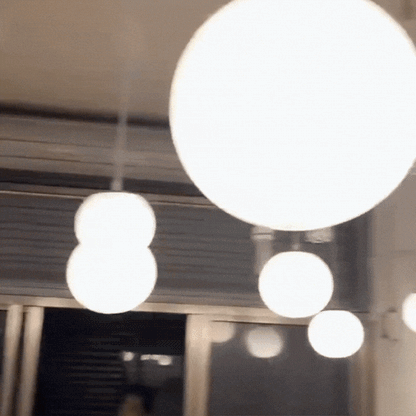 Royallure Modern Milky Glass Pendant Light - Adjustable Ceiling Fixture for Kitchen Lighting