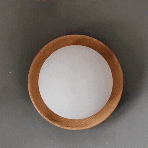 Royallure Nordic Minimalist Wood Wall Sconce Light with Warm LED Illumination