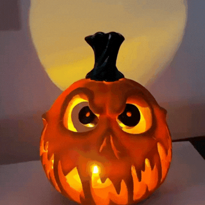 Lumora Giant Halloween Pumpkin Resin Decoration Skull Head Hollow Indoor Outdoor