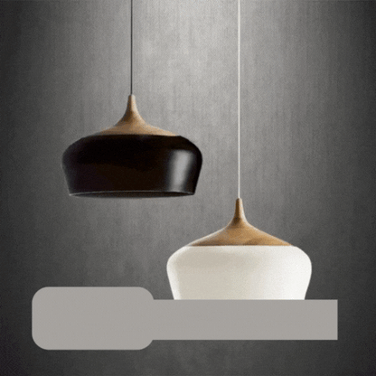 Lumora Black Kitchen Island Pendant Light - Modern Scandinavian Hanging Design