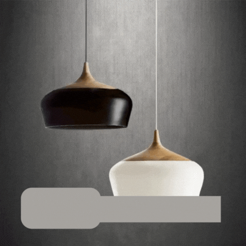 Lumora Black Kitchen Island Pendant Light - Modern Scandinavian Hanging Design