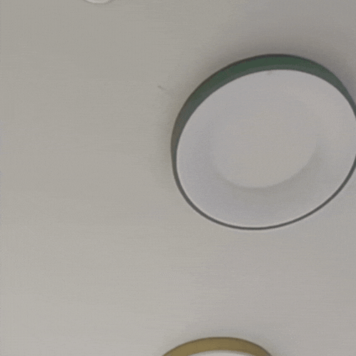 Royallure Flush Mount Ceiling Light - Multicolor LED Ceiling Lamp for Modern Home Decor