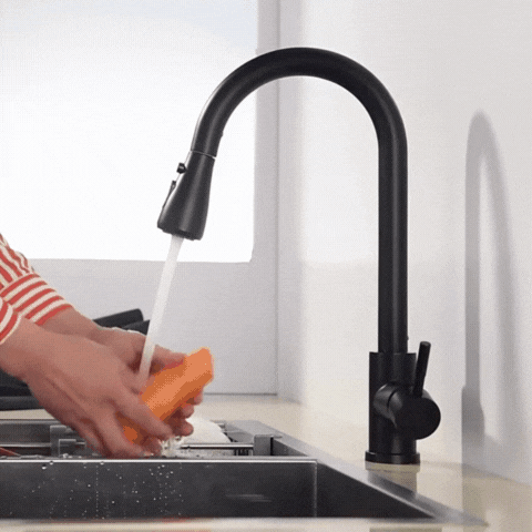 Royallure Touch-Sensor Pull-Out Kitchen Tap – Hands-Free Flow, Swivel Sprayer & Germ-Safe