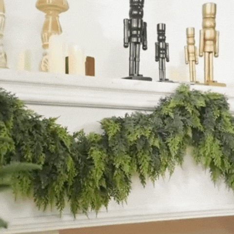LuxRoyale 70.8in Christmas Garland – Realistic Pine Vine for Fireplace, Outdoor & Farmhouse Decor