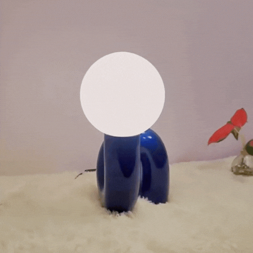 RoyaleGlow Small Table Lamp - Nordic Glass Decorative Light for Home Interiors