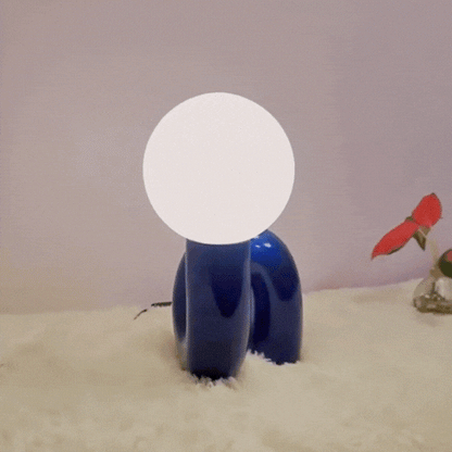 RoyaleGlow Small Table Lamp - Nordic Glass Decorative Light for Home Interiors