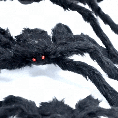 Luxora Giant Scary Spider Halloween Decoration Indoor Outdoor Yard Party Prop