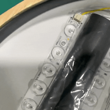 Royallure LED Ceiling Light Fixture - Modern Flush Mount Round Design for Living Room & Bedroom