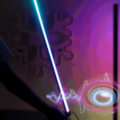 Royaleva Corner Floor Lamp – RGB Intelligent Color Changing LED Light with Remote