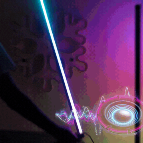 Royaleva Corner Floor Lamp – RGB Intelligent Color Changing LED Light with Remote