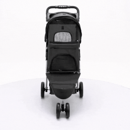 Royallure Foldable Dog Stroller – For Small and Large Dogs, Easy Travel & Folding