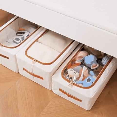 Royallure Multifunctional Foldable Shoe Cabinet – Dustproof Stackable Under-Bed Organizer