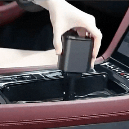 Royelux Fast Charging Car Charger – 120W Retractable Dual Cable with Voltage Display