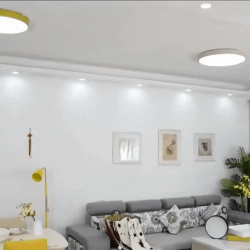 Royallure LED Ceiling Light Fixture - Modern Flush Mount Round Design for Living Room & Bedroom