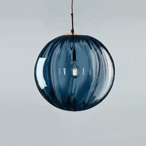 Royelux Modern Glass Kitchen Pendant Light - Cozy Ambient Hanging Lighting
