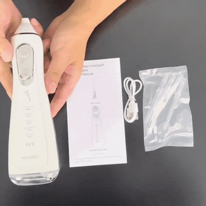 Lumora Water Flosser Cordless Oral Irrigator - Ultra Large Tank 5 Mode 360 Jet Cleaner