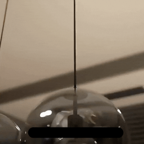 LuxRoyale Minimalist Smoked Glass Dome Pendant Light for Kitchen, Dining, Bar and Bedroom