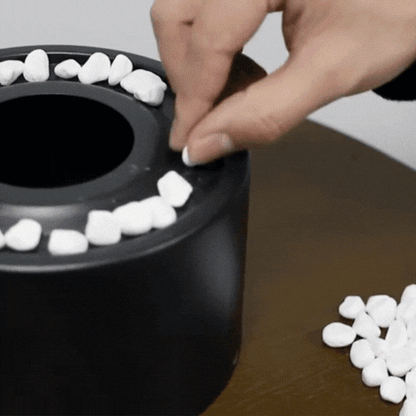 RoyaleGlow Portable Bioethanol Table Fireplace Light - Smoke Free Modern Mini-Heater