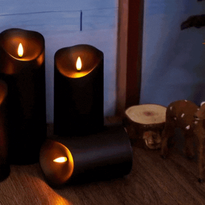 Luxora 9pcs Flickering Flameless Candles Set – LED Set with Remote & Timer for Home Decor