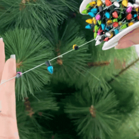 Royellux Colorful Bulb String Garland – 5M Christmas Tree & Home Decoration Roll