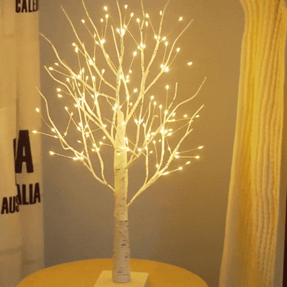 LuxRoyale Nordic Birch Tree Light Cozy Warm Glow Indoor Decor