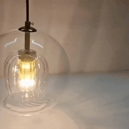 Rayvia Retro Glass Kitchen Pendant Light - Stylish Hanging Lighting for Home Decor