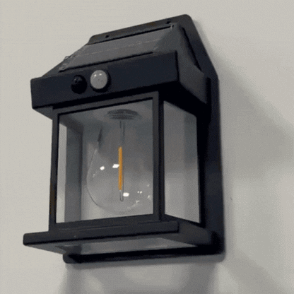 RoyaleGlow Outdoor Solar Wall Light Motion Sensor IP65 Waterproof LED Safety Lamp
