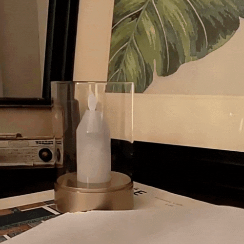 LuxRoyale Candle Glow With Gesture Control And Adjustable Brightness