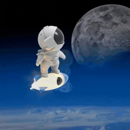 LuxRoyale Astronaut Projection Light Galaxy Projection 13 Ultra HD 4K Films