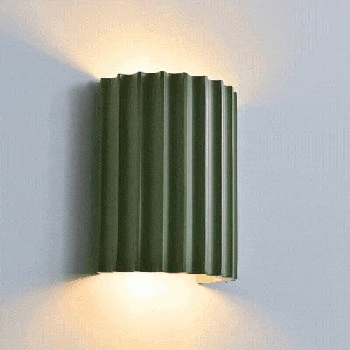 Luxora Artistic Nordic LED Wall Lamp - Minimalist Macaron Resin Sconce for Home Interiors
