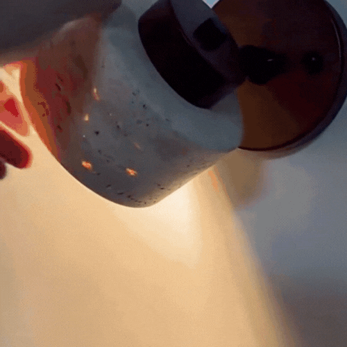 RoyaleGlow Minimalist Travertine Stone Wall Sconce Light - Ambient Illumination