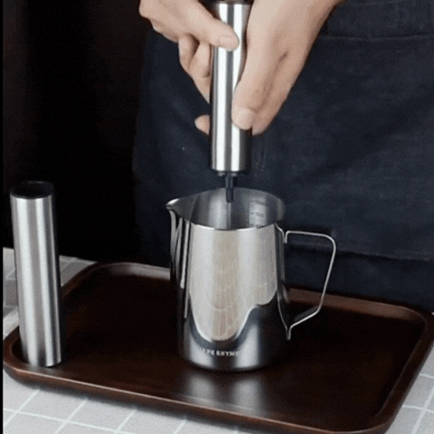 Royallure USB Rechargeable Milk Frother Handheld Coffee Foamer & Drink Mixer