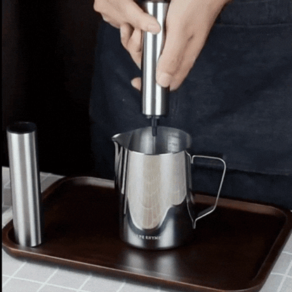Royallure USB Rechargeable Milk Frother Handheld Coffee Foamer & Drink Mixer