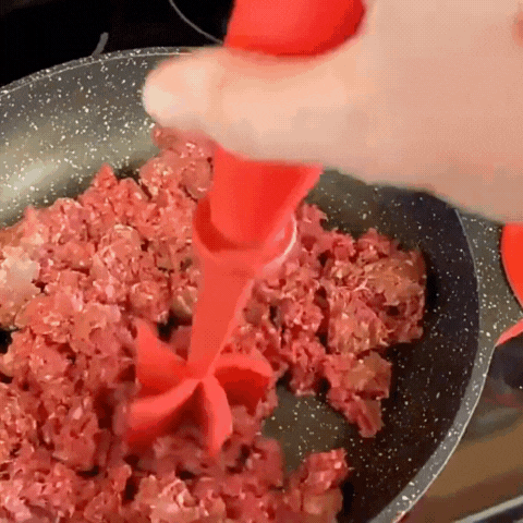 Royallure Heat-Resistant Nylon Meat Chopper with Ergonomic Handle — Breaks Up Hamburger Meat Cleanly