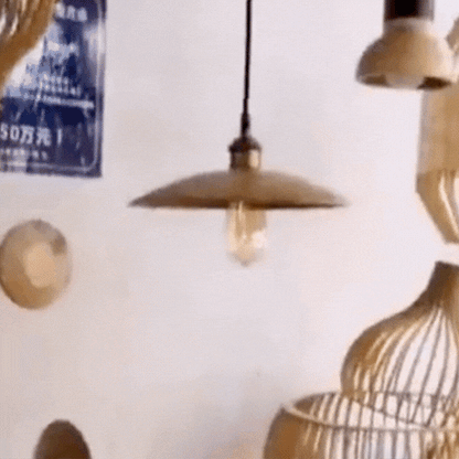 Royallure Flush Mount Ceiling Light - Japandi Minimalist Natural Wood Design