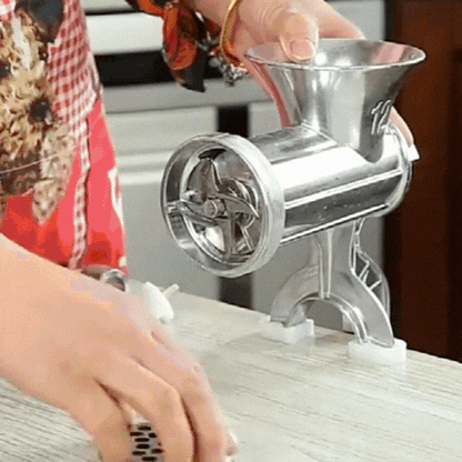 Royallure Manual Stainless-Steel Sausage Stuffer & Meat Grinder – Hand-Crank, Heavy-Duty