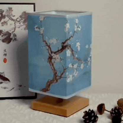 Luxora Scandinavian Bedside Lamp - Dimmable Fabric Night Light for Bedroom Decor