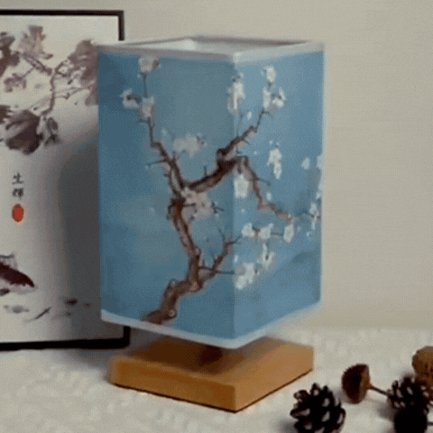 Luxora Scandinavian Bedside Lamp - Dimmable Fabric Night Light for Bedroom Decor