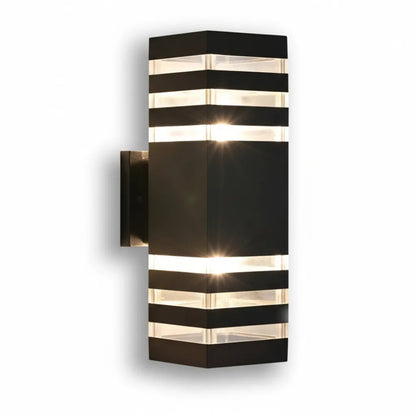 Up Down Black Outdoor Wall Sconce 10